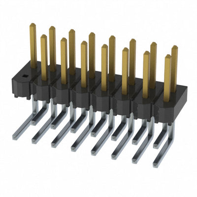HTSW-108-08-F-D-RA-001 by Samtec Inc. - CONNECTOR HEADER R/A 16POS 2.54MM