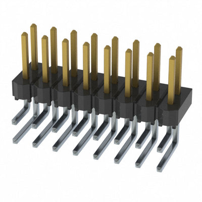 HTSW-108-08-F-D-RA by Samtec Inc. - CONNECTOR HEADER R/A 16POS 2.54MM