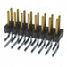 HTSW-108-08-SM-D-RA by Samtec Inc. - CONNECTOR HEADER R/A 16POS 2.54MM