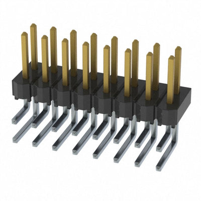 HTSW-108-08-S-D-RA by Samtec Inc. - CONNECTOR HEADER R/A 16POS 2.54MM