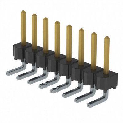 HTSW-108-08-S-S-LA by Samtec Inc. - CONNECTOR HEADER VERT 8POS 2.54MM