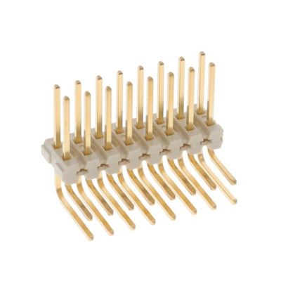 HTSW-108-16-G-D-RA by Samtec Inc. - CONNECTOR HEADER R/A 16POS 2.54MM
