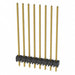 HTSW-108-20-G-S by Samtec Inc. - CONNECTOR HEADER VERT 8POS 2.54MM
