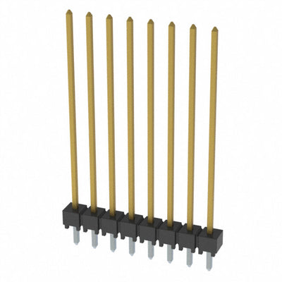 HTSW-108-20-L-S by Samtec Inc. - CONNECTOR HEADER VERT 8POS 2.54MM