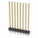 HTSW-108-20-L-S by Samtec Inc. - CONNECTOR HEADER VERT 8POS 2.54MM