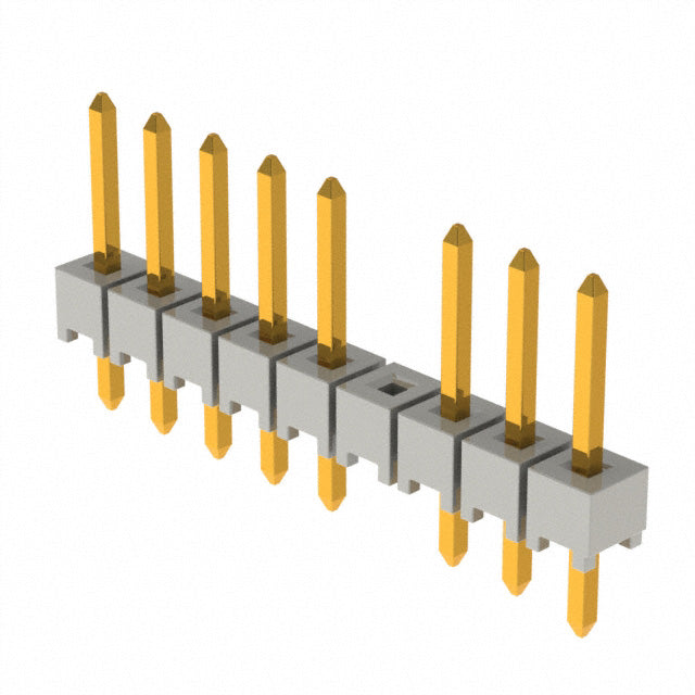 HTSW-109-07-G-S-004 by Samtec Inc. - CONNECTOR HEADER VERT 9POS 2.54MM