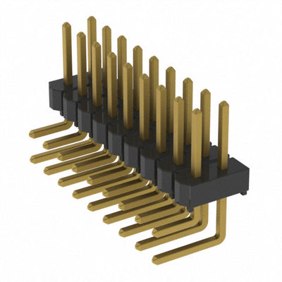 HTSW-109-08-H-D-RA by Samtec Inc. - CONNECTOR HEADER R/A 18POS 2.54MM