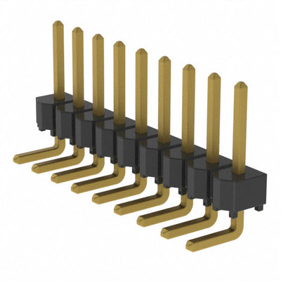 HTSW-109-08-G-S-RA by Samtec Inc. - CONNECTOR HEADER R/A 9POS 2.54MM