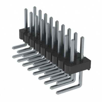 HTSW-109-08-T-D-RA by Samtec Inc. - CONNECTOR HEADER R/A 18POS 2.54MM