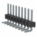 HTSW-109-08-T-S-RA by Samtec Inc. - CONNECTOR HEADER R/A 9POS 2.54MM