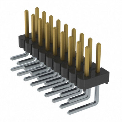 HTSW-109-08-S-D-RA by Samtec Inc. - CONNECTOR HEADER R/A 18POS 2.54MM