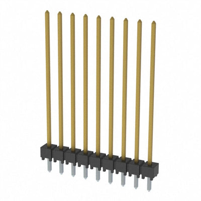 HTSW-109-20-L-S by Samtec Inc. - CONNECTOR HEADER VERT 9POS 2.54MM