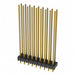 HTSW-109-21-G-D by Samtec Inc. - CONNECTOR HEADER VERT 18POS 2.54MM