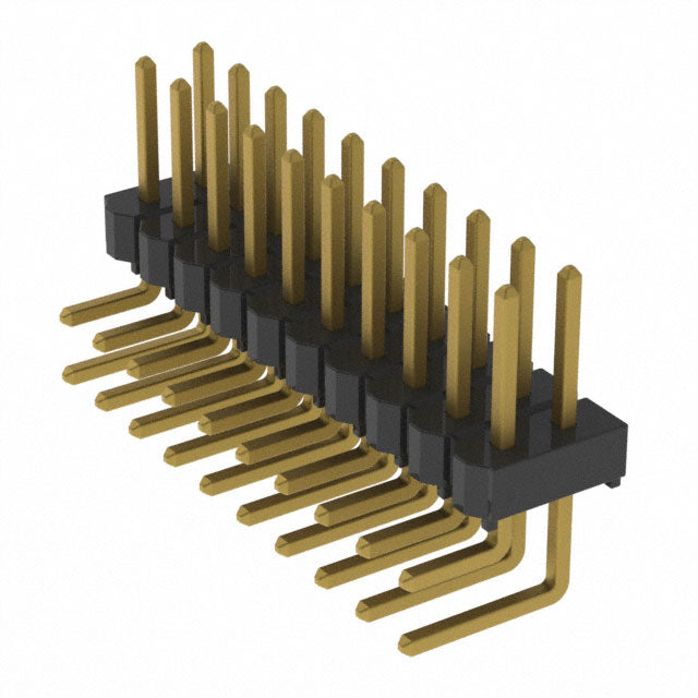 HTSW-110-08-G-D-RA by Samtec Inc. - CONNECTOR HEADER R/A 20POS 2.54MM