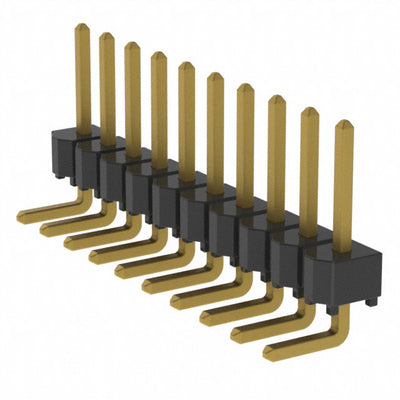 HTSW-110-08-G-S-RA by Samtec Inc. - CONNECTOR HEADER R/A 10POS 2.54MM