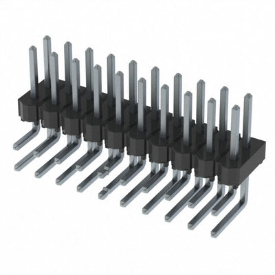 HTSW-110-08-T-D-LA by Samtec Inc. - CONNECTOR HEADER VERT 20POS 2.54MM