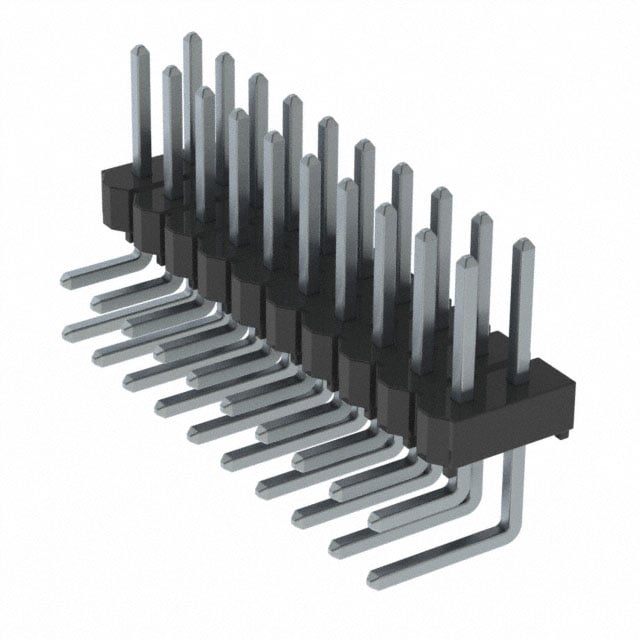 HTSW-110-08-T-D-RA by Samtec Inc. - CONNECTOR HEADER R/A 20POS 2.54MM