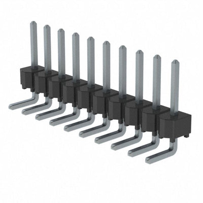 HTSW-110-08-T-S-RA by Samtec Inc. - CONNECTOR HEADER R/A 10POS 2.54MM