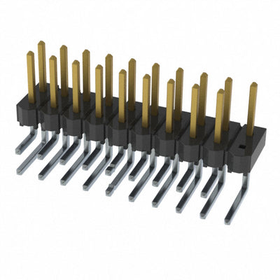 HTSW-110-08-S-D-LA-019 by Samtec Inc. - CONNECTOR HEADER VERT 20POS 2.54MM