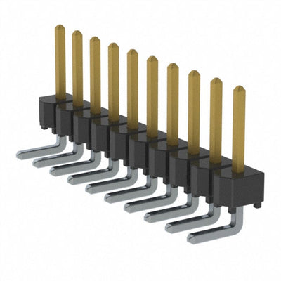 HTSW-110-08-SS-S-RA by Samtec Inc. - CONNECTOR HEADER R/A 10POS 2.54MM