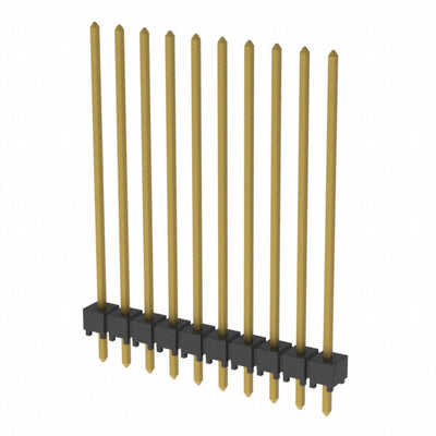 HTSW-110-20-G-S by Samtec Inc. - CONNECTOR HEADER VERT 10POS 2.54MM
