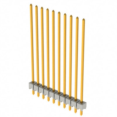 HTSW-110-21-G-S by Samtec Inc. - CONNECTOR HEADER VERT 10POS 2.54MM
