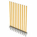 HTSW-110-21-L-S by Samtec Inc. - CONNECTOR HEADER VERT 10POS 2.54MM