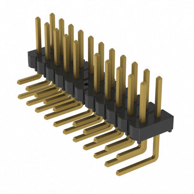 HTSW-111-08-G-D-RA-011 by Samtec Inc. - CONNECTOR HEADER R/A 22POS 2.54MM
