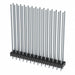 HTSW-114-21-T-D by Samtec Inc. - CONNECTOR HEADER VERT 28POS 2.54MM