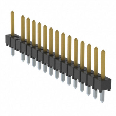 HTSW-116-07-L-S-015 by Samtec Inc. - CONNECTOR HEADER VERT 16POS 2.54MM