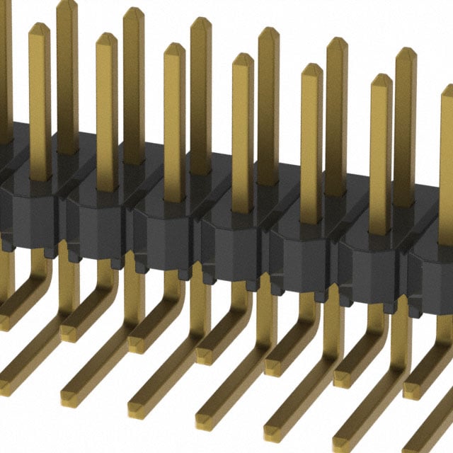 HTSW-125-08-G-D-RA by Samtec Inc. - CONNECTOR HEADER R/A 50POS 2.54MM