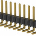 HTSW-111-08-G-S-LA by Samtec Inc. - CONNECTOR HEADER R/A 11POS 2.54MM