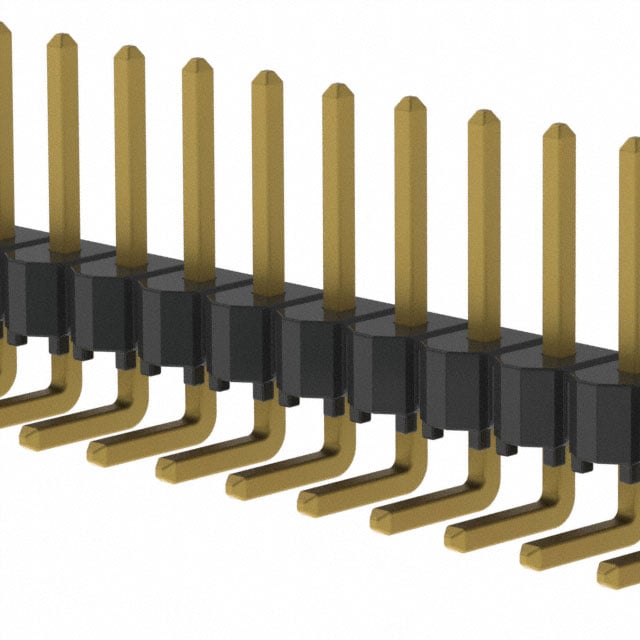 HTSW-116-08-G-S-RA by Samtec Inc. - CONNECTOR HEADER R/A 16POS 2.54MM