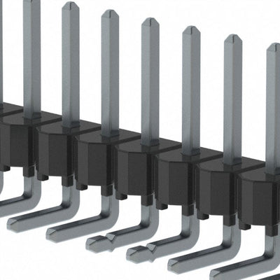 HTSW-120-08-T-S-LA by Samtec Inc. - CONNECTOR HEADER R/A 20POS 2.54MM