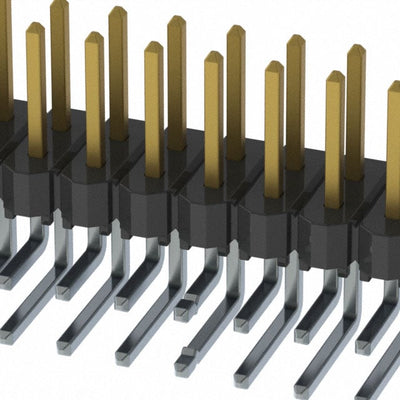 HTSW-120-08-S-D-LA by Samtec Inc. - CONNECTOR HEADER R/A 40POS 2.54MM
