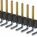 HTSW-150-08-L-S-LA by Samtec Inc. - CONNECTOR HEADER R/A 50POS 2.54MM