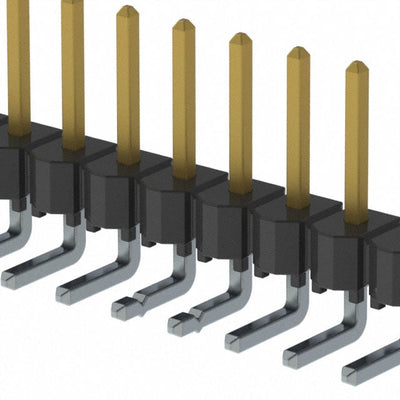 HTSW-120-08-S-S-LA by Samtec Inc. - CONNECTOR HEADER R/A 20POS 2.54MM