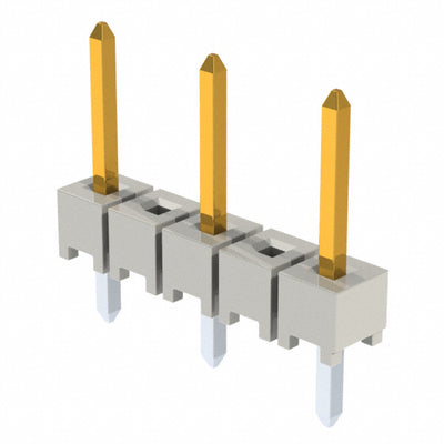 HTSW-203-07-S-S by Samtec Inc. - CONNECTOR HEADER VERT 3POS 5.08MM