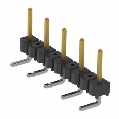 HTSW-205-08-S-S-LA by Samtec Inc. - CONNECTOR HEADER R/A 5POS 5.08MM