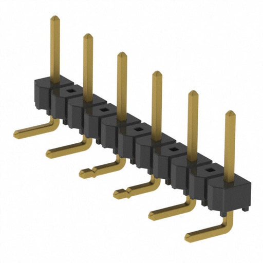 HTSW-206-08-G-S-LA by Samtec Inc. - CONNECTOR HEADER R/A 6POS 5.08MM