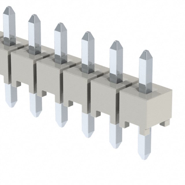 HTSW-106-06-T-S by Samtec Inc. - CONNECTOR HEADER VERT 6POS 2.54MM