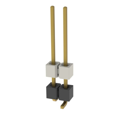 HW-02-10-G-S-394-SM by Samtec Inc. - CONNECTOR HDR 2POS 0.1 STACK SMD GOLD