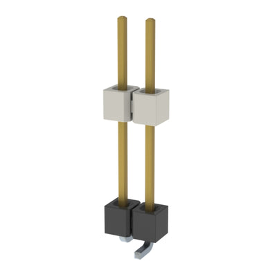 HW-02-10-FM-S-575-SM by Samtec Inc. - CONNECTOR HDR 2POS 0.1 STACK SMD GOLD