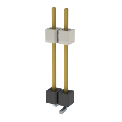 HW-02-10-FM-S-675-SM by Samtec Inc. - CONNECTOR HDR 2POS 0.1 STACK SMD GOLD
