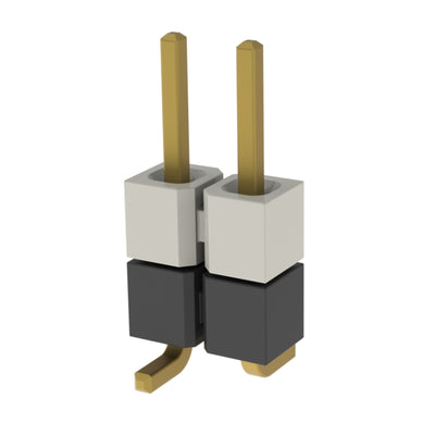 HW-02-08-G-S-250-SM by Samtec Inc. - CONNECTOR HDR 2POS 0.1 STACK SMD GOLD