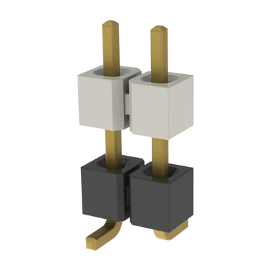 HW-02-17-G-S-312-SM by Samtec Inc. - CONNECTOR HDR 2POS 0.1 STACK SMD GOLD