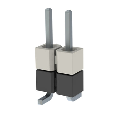 HW-02-08-TM-S-290-SM by Samtec Inc. - CONNECTOR HDR 2POS 0.1 STACK SMD TIN