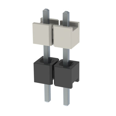 HW-02-08-T-S-300-110 by Samtec Inc. - CONNECTOR HDR 2POS 0.1 STACK T/H