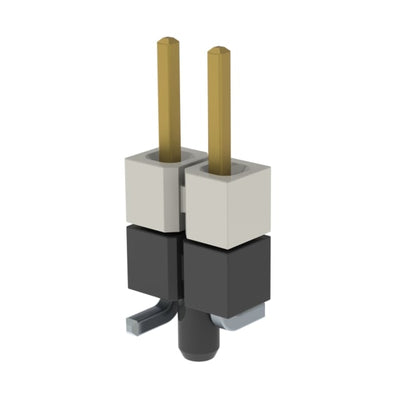 HW-02-08-F-S-250-SM-A by Samtec Inc. - CONNECTOR HDR 2POS 0.1 STACK SMD GOLD