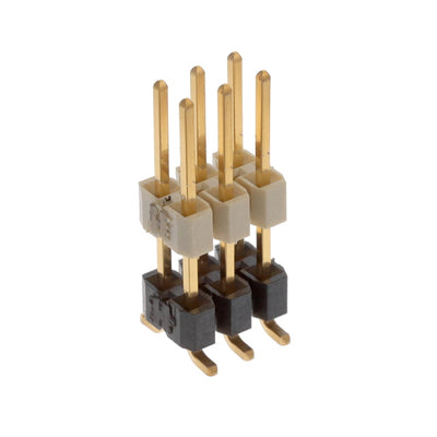 HW-03-09-G-D-395-SM by Samtec Inc. - CONNECTOR HDR 6POS 0.1 STACK SMD GOLD